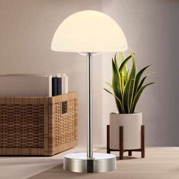 Xavier 12.5" Modern Minimalist Iron Rechargeable Integrated LED Table Lamp - JONATHAN Y